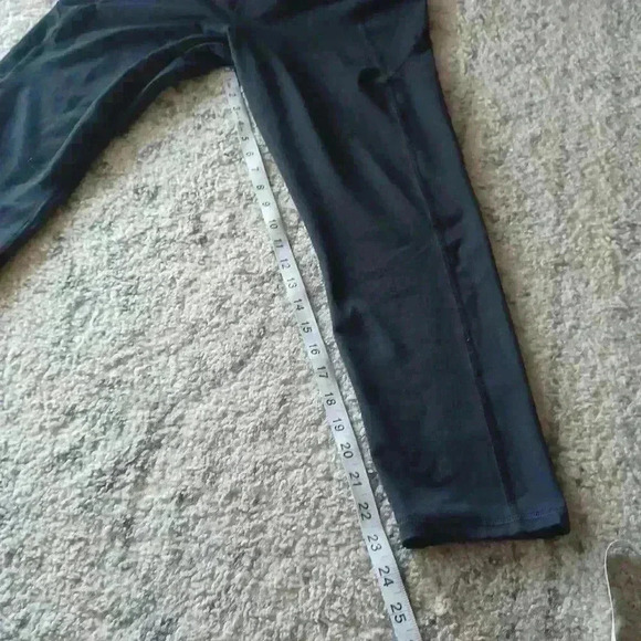 Under Armour Womens Black Compression Ankle Length Leggings L - Picture 7 of 8